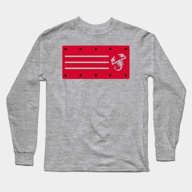 ABARTH Engine Cover Long Sleeve T-Shirt by CreativePhil